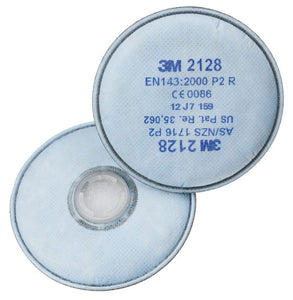 3M 2128 P2 FILTER - 1 pack 20 filters (not pairs)