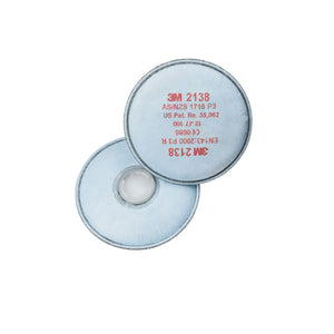 3M 2138 P3 FILTER - 1 pack 20 filters (not pairs)