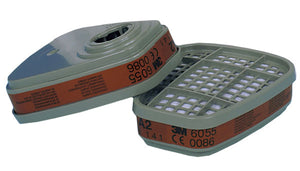 3M 6055 A2 FILTER - 1 pack 8 filters (not pairs)