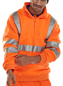 SWEATSHIRT ZIPPED EN471