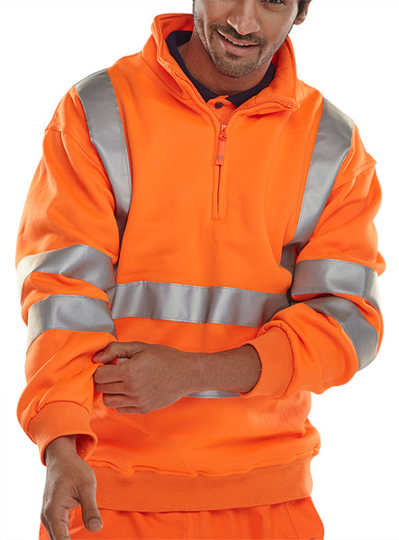 SWEATSHIRT ZIPPED EN471