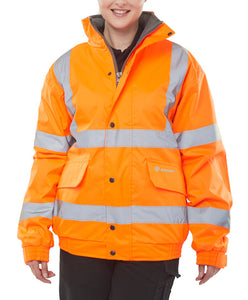 BOMBER JACKET FLEECE LINED HV