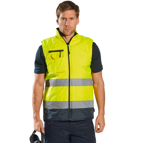 S267 - Hi-Vis Contrast Bodywarmer